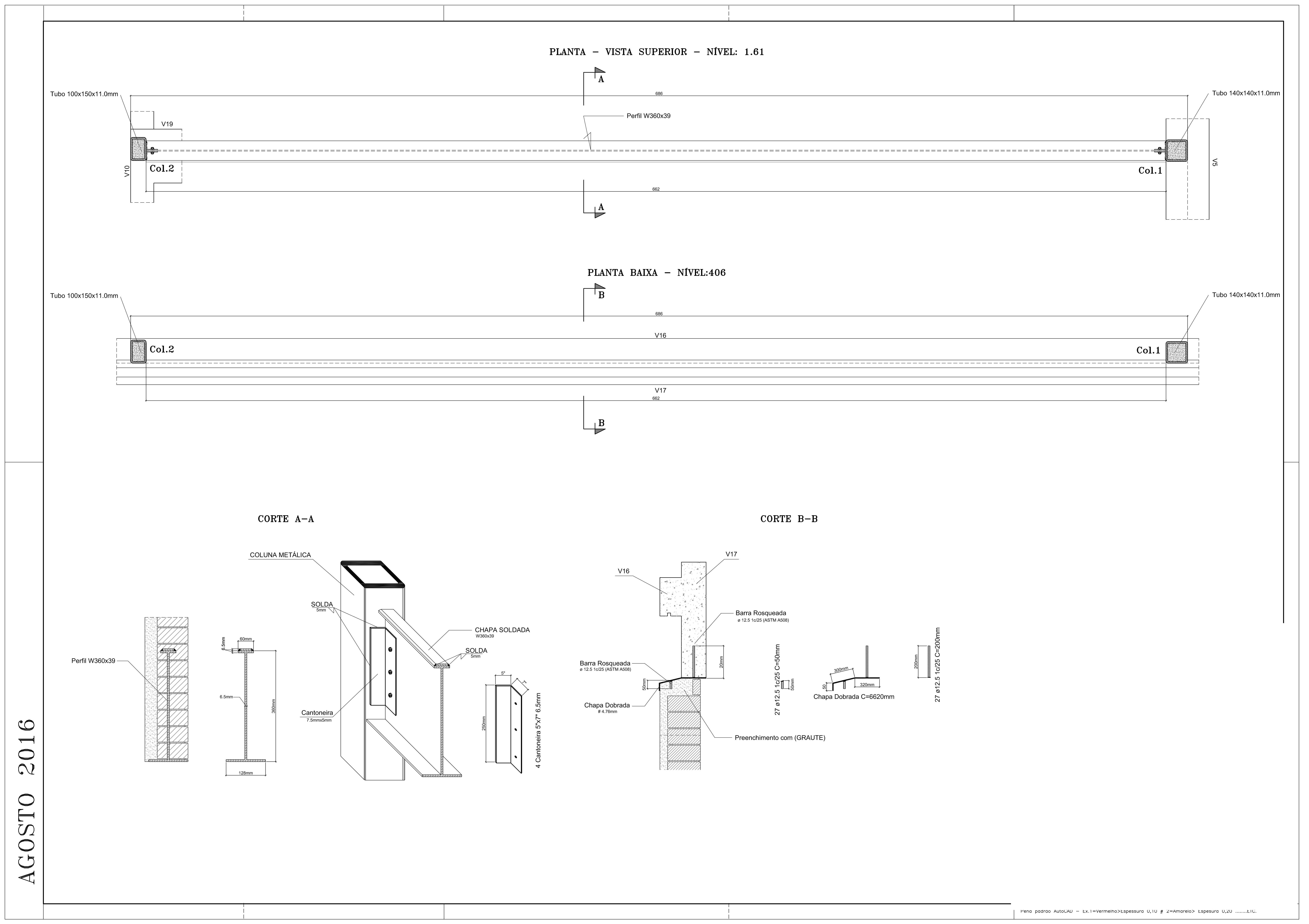detalhamento de projeto de casa com construção suspensa