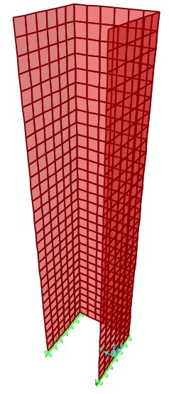 Modelação estrutural de pilares parede: Método dos Elementos Finitos