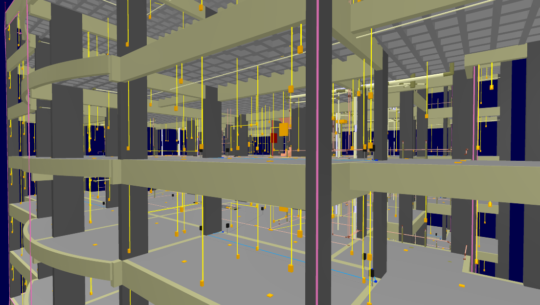 um projeto de engenharia 3D no eberick